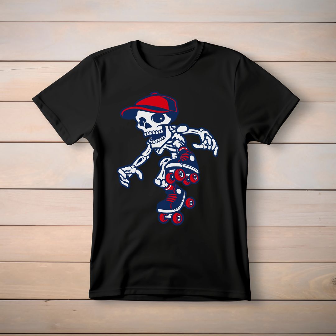 Skeleton  Graphics  Tee shirt