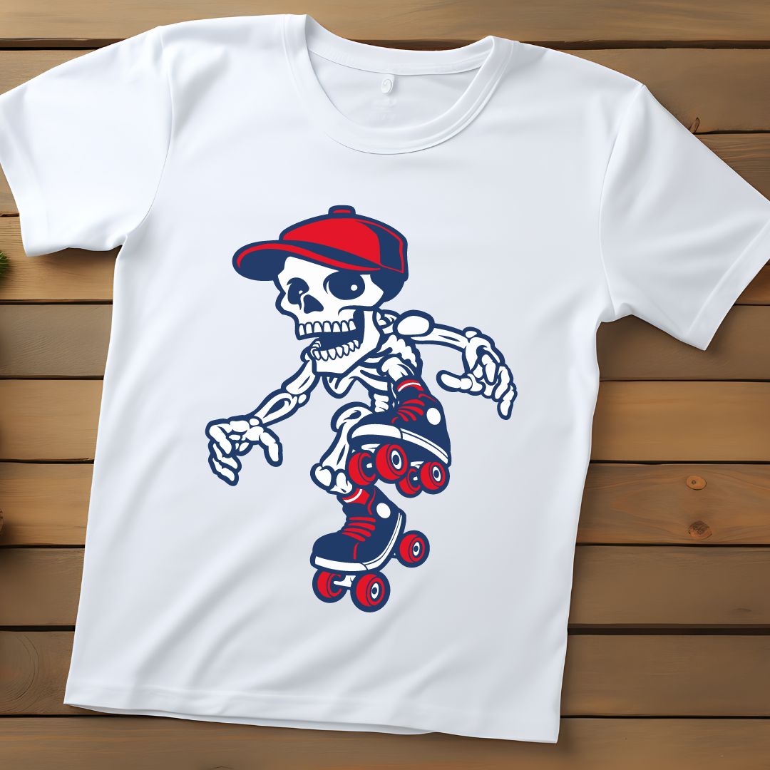 Skeleton  Graphics  Tee shirt