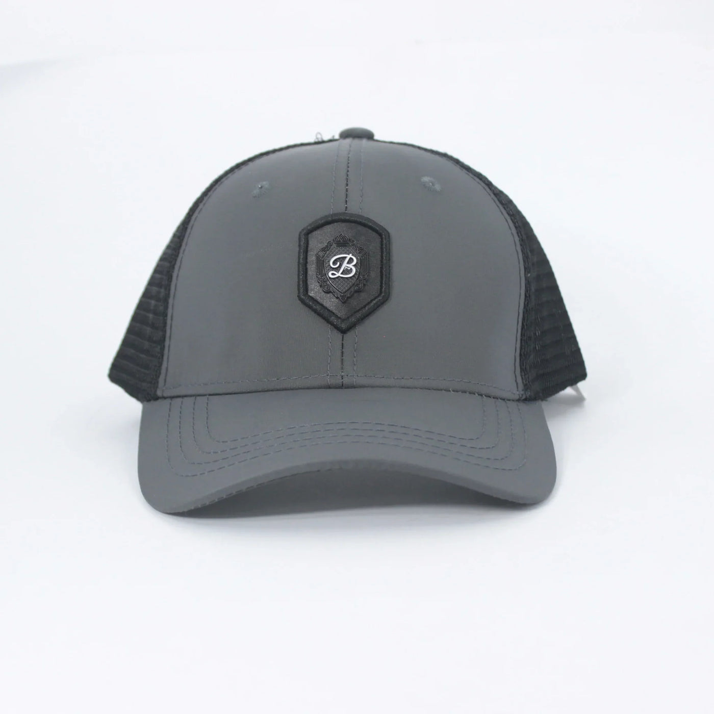 Premium Trucker gray net shade cap