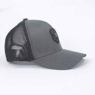 Premium Trucker gray net shade cap