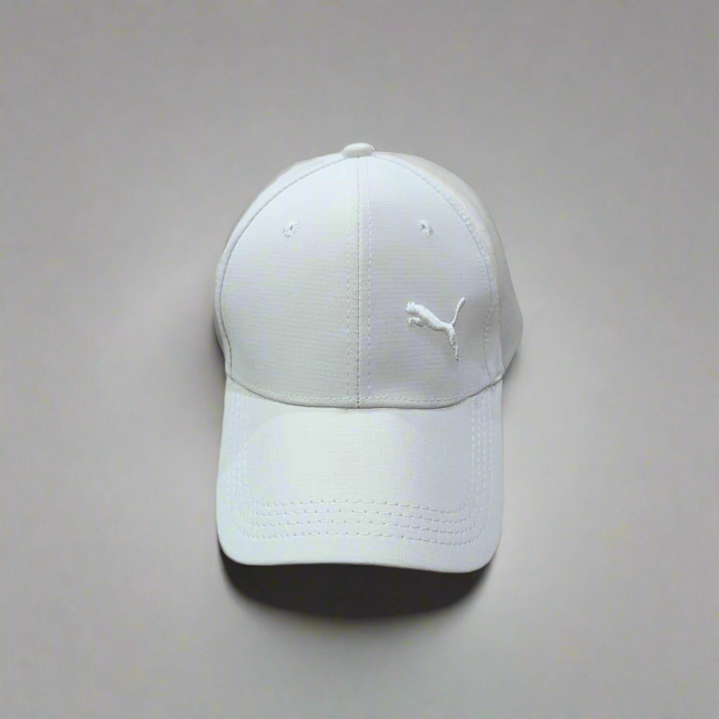 Premium  C embroidered White shade cap